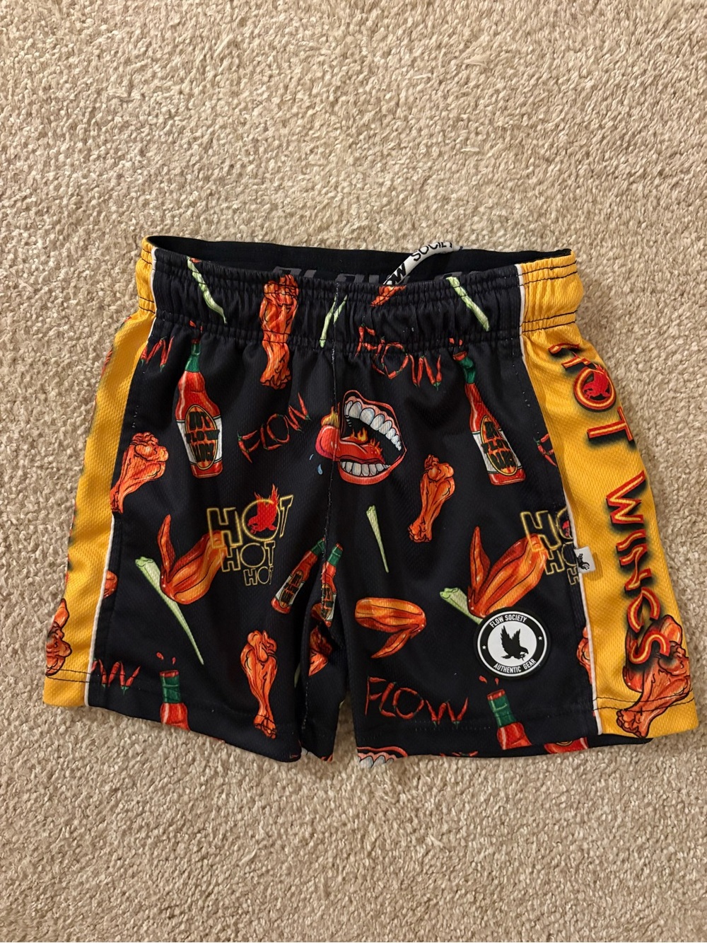 Hot Wings Flow Society Attack Shorts